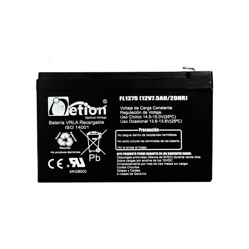 BATERIA NETION 12VDC-7.5AH