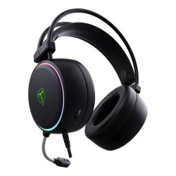 DIADEMA CON MICRÓFONO GAMING T-DAGGER SONA CON RETROILUMINACIÓN RGB CONEXIÓN USB