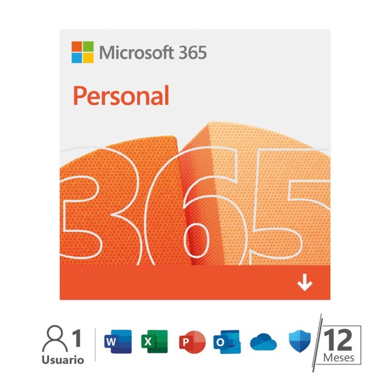 Microsoft Office 365 Personal Para 1 Usuario / 12 Meses